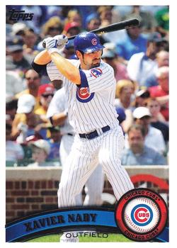 #137 Xavier Nady - Chicago Cubs - 2011 Topps Baseball