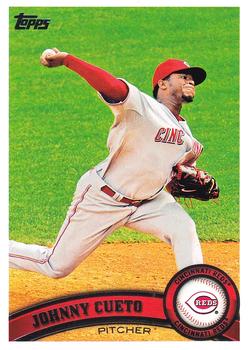 #142 Johnny Cueto - Cincinnati Reds - 2011 Topps Baseball