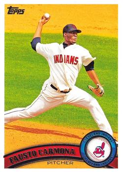#151 Fausto Carmona - Cleveland Indians - 2011 Topps Baseball