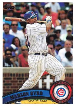 #154 Marlon Byrd - Chicago Cubs - 2011 Topps Baseball