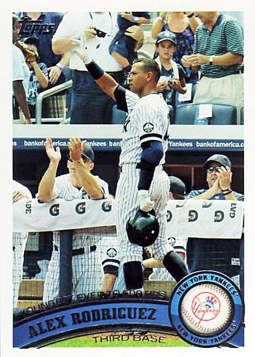 #155 Alex Rodriguez - New York Yankees - 2011 Topps Baseball