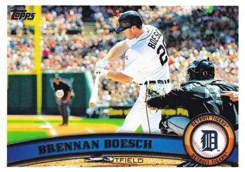 #175 Brennan Boesch - Detroit Tigers - 2011 Topps Baseball