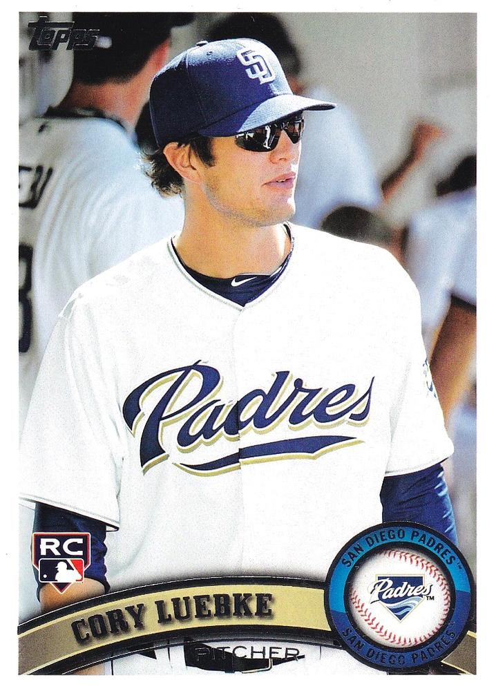 #193 Cory Luebke - San Diego Padres - 2011 Topps Baseball