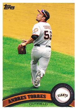 #194 Andres Torres - San Francisco Giants - 2011 Topps Baseball