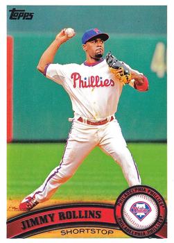 #199a Jimmy Rollins - Philadelphia Phillies - 2011 Topps Baseball