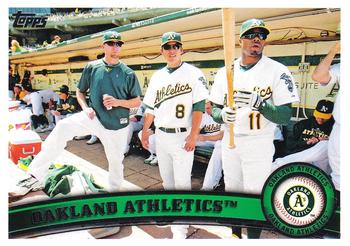 #204 Oakland Athletics - Oakland Athletics - 2011 Topps Baseball