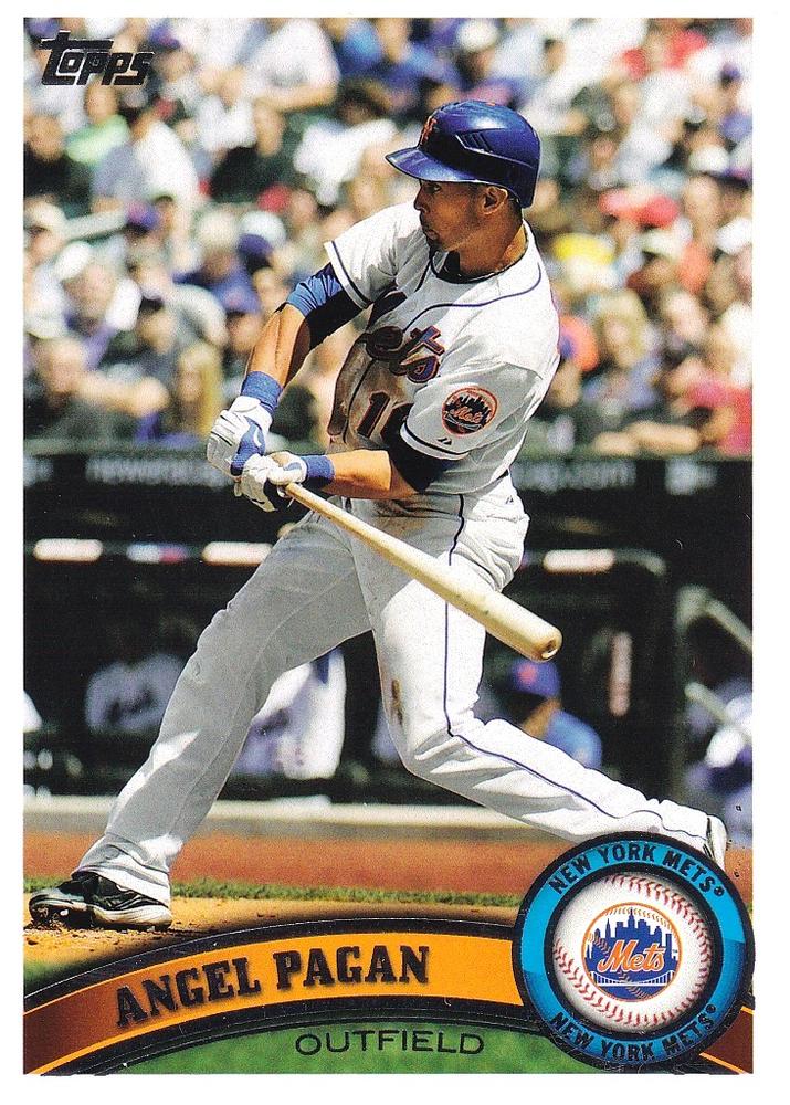 #207 Angel Pagan - New York Mets - 2011 Topps Baseball