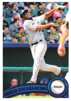#215 Edwin Encarnacion - Toronto Blue Jays - 2011 Topps Baseball