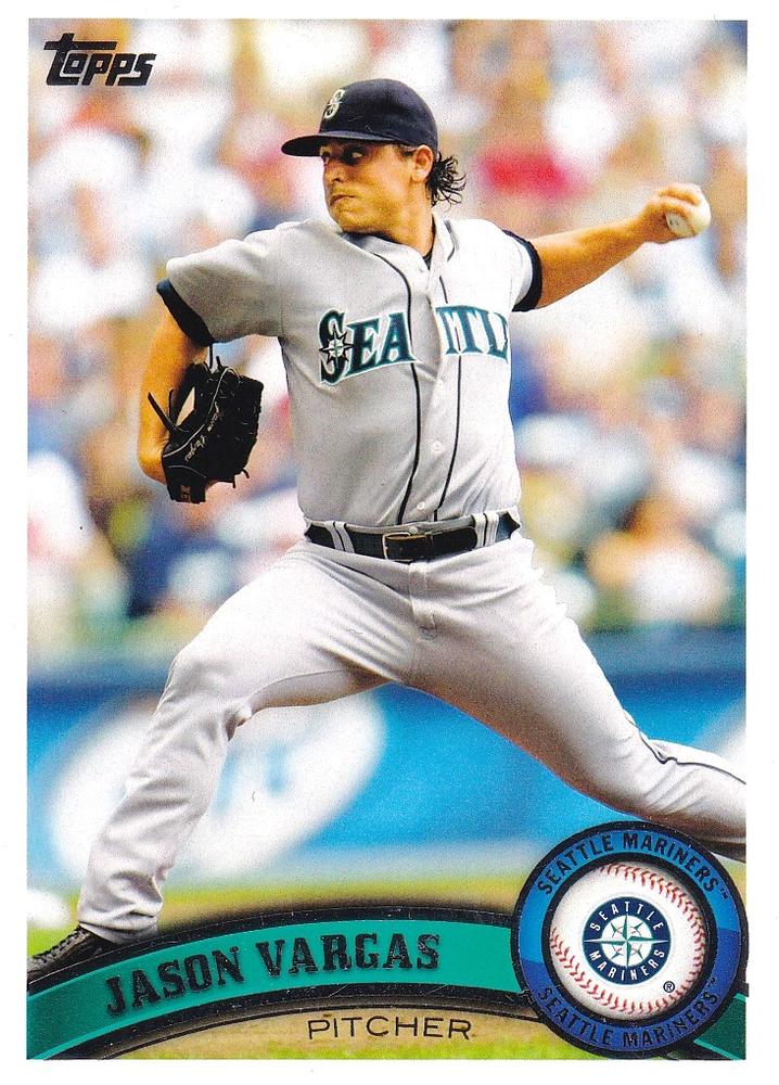 #237 Jason Vargas - Seattle Mariners - 2011 Topps Baseball