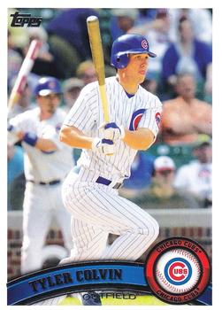 #256 Tyler Colvin - Chicago Cubs - 2011 Topps Baseball