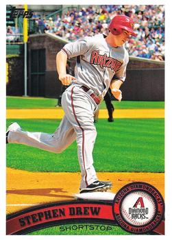 #269a Stephen Drew - Arizona Diamondbacks - 2011 Topps Baseball