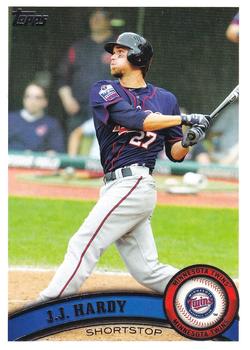 #272 J.J. Hardy - Minnesota Twins - 2011 Topps Baseball