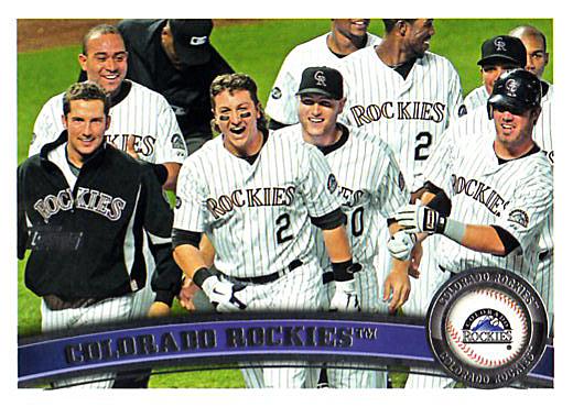 #283 Colorado Rockies - Colorado Rockies - 2011 Topps Baseball