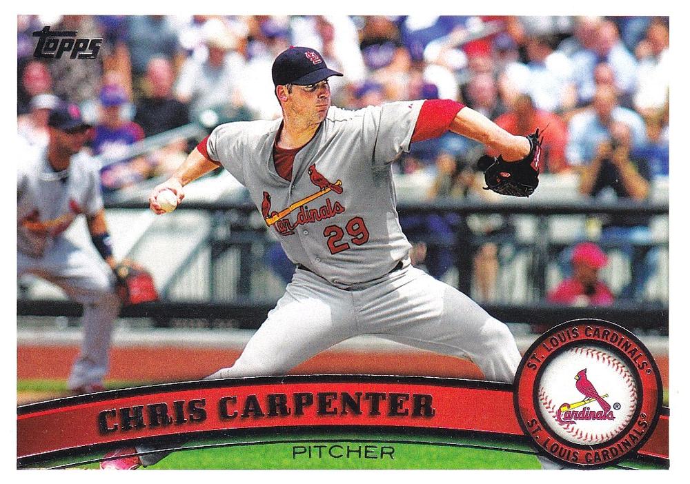 #299a Chris Carpenter - St. Louis Cardinals - 2011 Topps Baseball