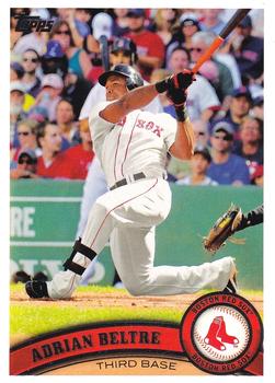 #302 Adrian Beltre - Boston Red Sox - 2011 Topps Baseball