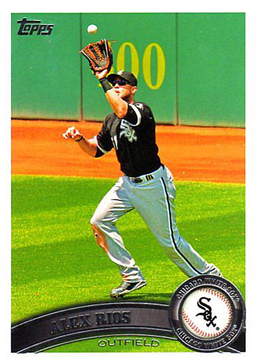 #307a Alex Rios - Chicago White Sox - 2011 Topps Baseball