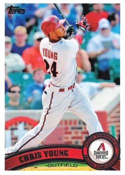 #316 Chris Young - Arizona Diamondbacks - 2011 Topps Baseball