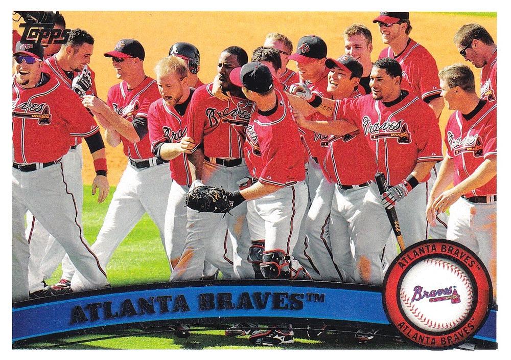 #319 Atlanta Braves - Atlanta Braves - 2011 Topps Baseball