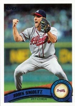 #600b John Smoltz - Atlanta Braves - 2011 Topps Baseball