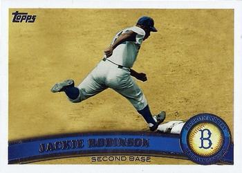#80c Jackie Robinson - Brooklyn Dodgers - 2011 Topps Baseball