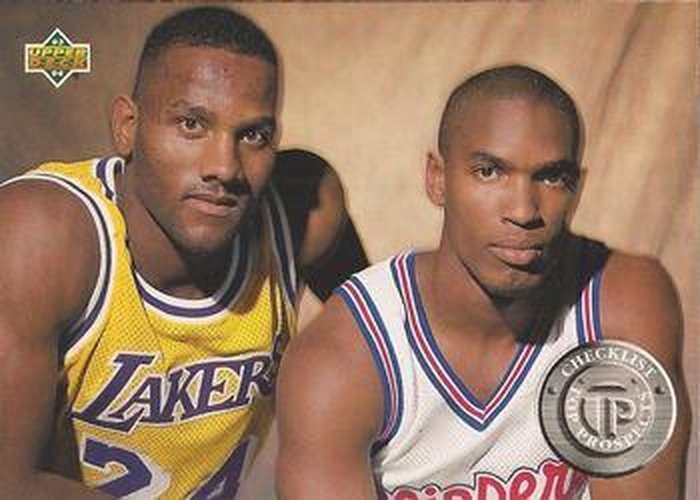 #482 Top Prospects Checklist CL - Los Angeles Lakers / Los Angeles Clippers - 1993-94 Upper Deck Basketball