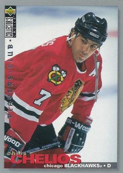 #37 Chris Chelios - Chicago Blackhawks - 1995-96 Collector's Choice - Player's Club Hockey
