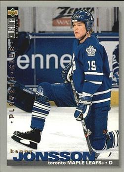 #137 Kenny Jonsson - Toronto Maple Leafs - 1995-96 Collector's Choice - Player's Club Hockey
