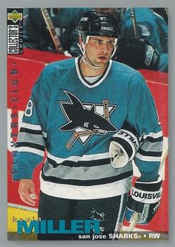 #275 Kevin Miller - San Jose Sharks - 1995-96 Collector's Choice - Player's Club Hockey