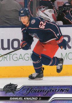 #483 Samuel Knazko - Columbus Blue Jackets -2023-24 Upper Deck Hockey