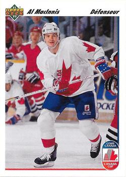 #8b Al MacInnis - Canada - 1991-92 Upper Deck French Hockey