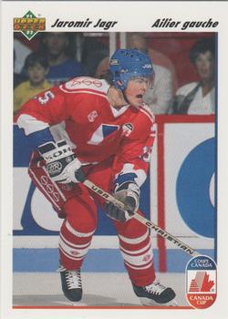 #20b Jaromir Jagr - Czechoslovakia - 1991-92 Upper Deck French Hockey