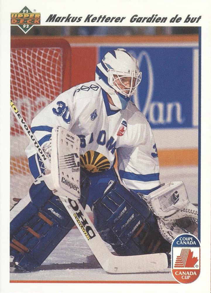 #23b Markus Ketterer - Finland - 1991-92 Upper Deck French Hockey