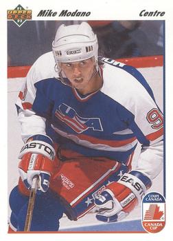 #32b Mike Modano - USA - 1991-92 Upper Deck French Hockey