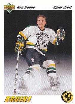 #41b Ken Hodge - Boston Bruins - 1991-92 Upper Deck French Hockey