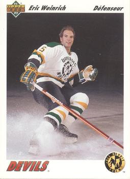 #44b Eric Weinrich - New Jersey Devils - 1991-92 Upper Deck French Hockey
