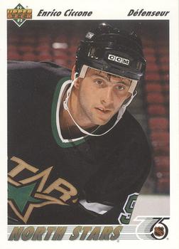 #51b Enrico Ciccone - Minnesota North Stars - 1991-92 Upper Deck French Hockey