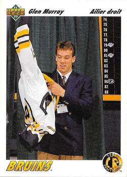 #69b Glen Murray - Boston Bruins - 1991-92 Upper Deck French Hockey