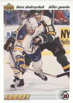#124b Dave Andreychuk - Buffalo Sabres - 1991-92 Upper Deck French Hockey