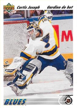 #139b Curtis Joseph - St. Louisues - 1991-92 Upper Deck French Hockey