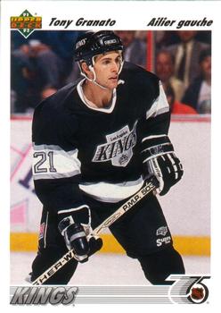 #172b Tony Granato - Los Angeles Kings - 1991-92 Upper Deck French Hockey