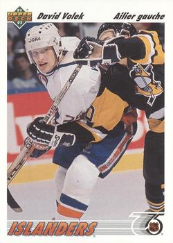 #173b David Volek - New York Islanders - 1991-92 Upper Deck French Hockey