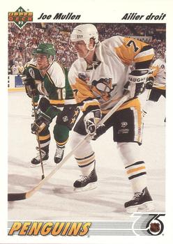 #201b Joe Mullen - Pittsburgh Penguins - 1991-92 Upper Deck French Hockey