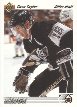 #270b Dave Taylor - Los Angeles Kings - 1991-92 Upper Deck French Hockey