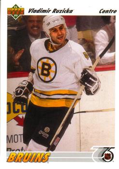 #288b Vladimir Ruzicka - Boston Bruins - 1991-92 Upper Deck French Hockey