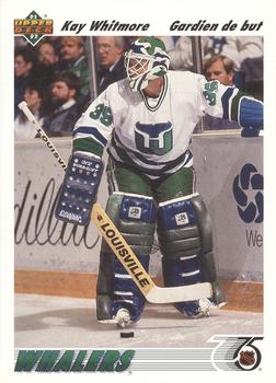 #291b Kay Whitmore - Hartford Whalers - 1991-92 Upper Deck French Hockey