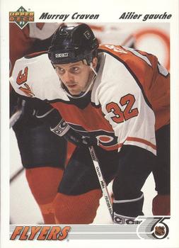 #306b Murray Craven - Philadelphia Flyers - 1991-92 Upper Deck French Hockey