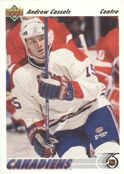 #379b Andrew Cassels - Montreal Canadiens - 1991-92 Upper Deck French Hockey
