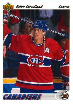 #422b Brian Skrudland - Montreal Canadiens - 1991-92 Upper Deck French Hockey
