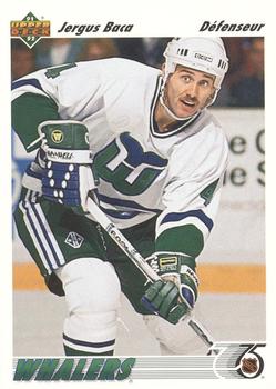 #425b Jergus Baca - Hartford Whalers - 1991-92 Upper Deck French Hockey