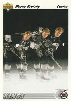 #437b Wayne Gretzky - Los Angeles Kings - 1991-92 Upper Deck French Hockey